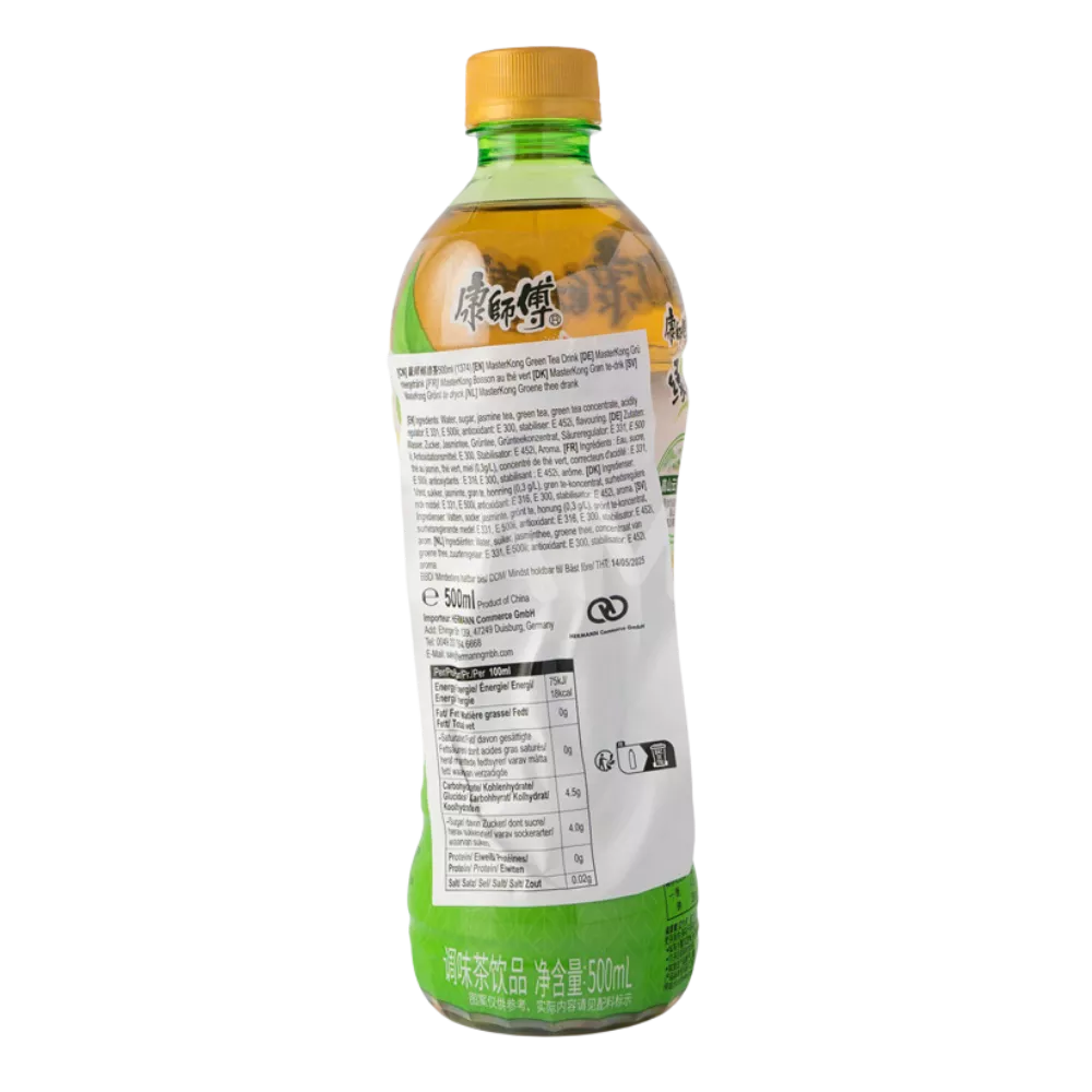 MASTER KONG Grüner Tee Mit Honig 500ML