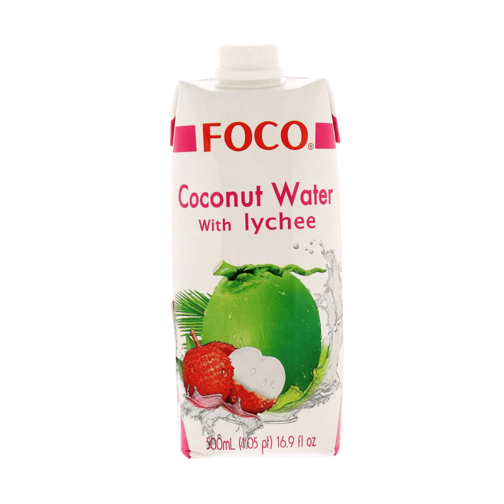 FOCO Kokoswasser mit Lychee 500ML