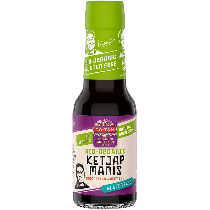 GO-TAN Bio Ketjap Manis Glutenfrei 145ML – Süße Sojasauce