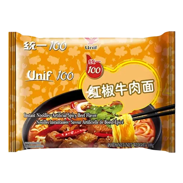 UNIF Instant Nudeln Spicy Beef Flavour 108G