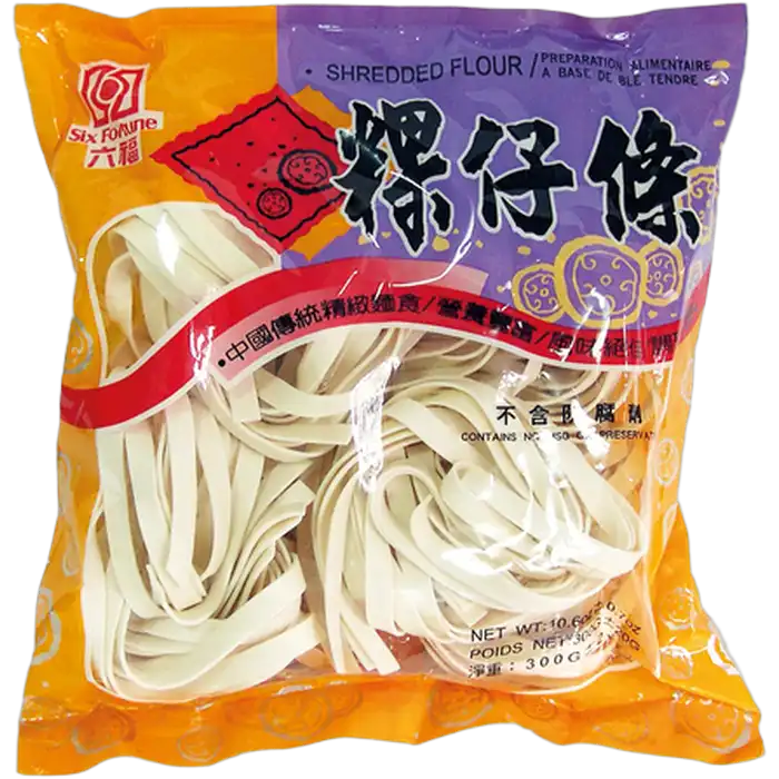 SIX FORTUNE Ribbon Noodle Bandnudeln 300G