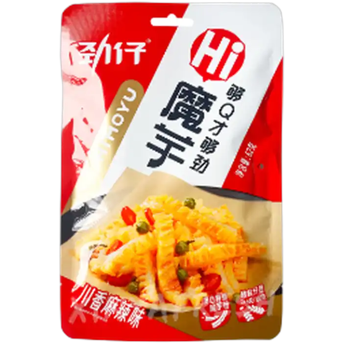 JINZAI Konjak Snack Hot&Spicy Flavor (Rot)62G