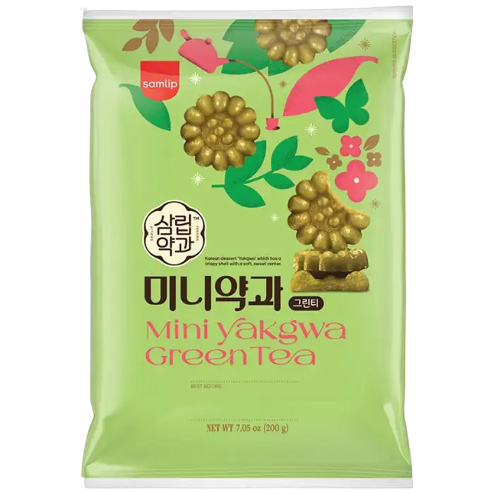SAMLIP Mini Yagwa Kekse Grüner Tee 200G