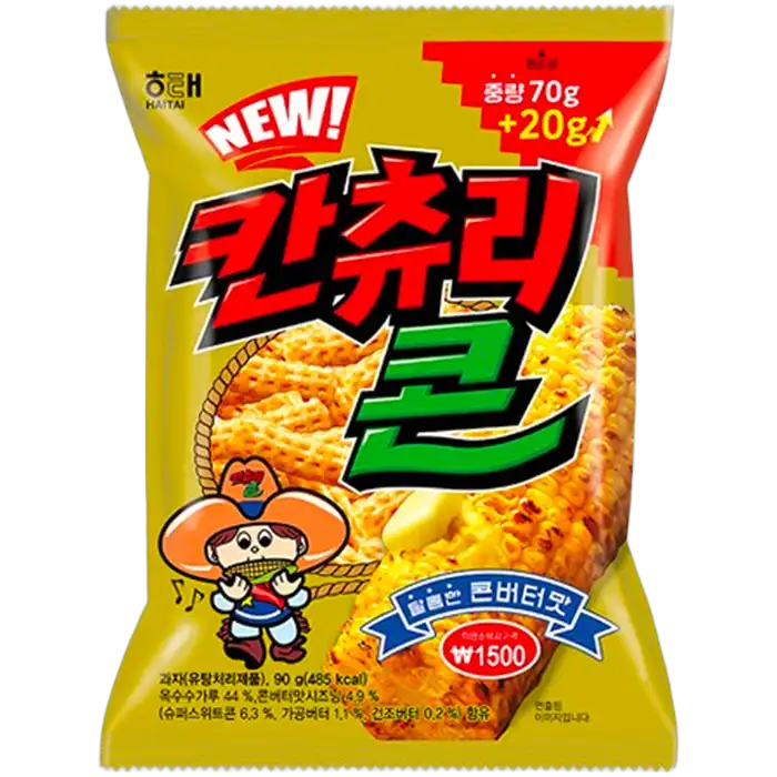HAITAI Snack Corn Butter Flavor 90G