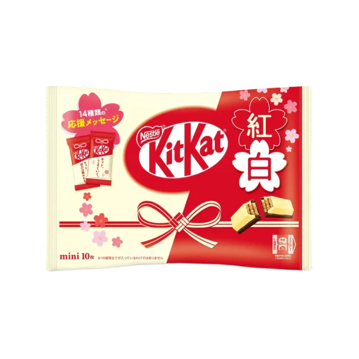 JP KitKat Mini Red&White 116G