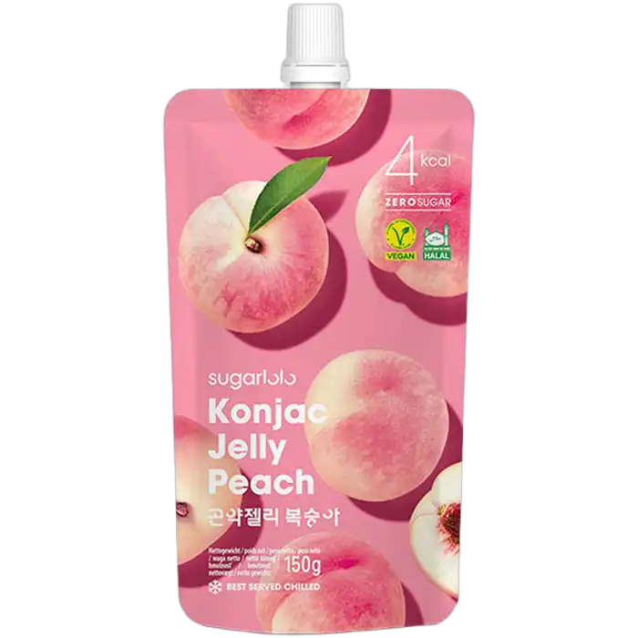 SUGARLOLO Konjak Jelly Pfirsich Geschmack 150G