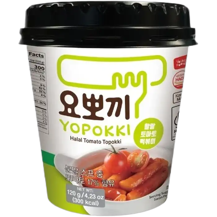 YOPOKKI Ricecake Cup HALAL Tomato 120G