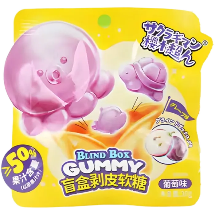 Ying Peelable Gummy Blind Box Grape 30G Trauben Geleebonbons