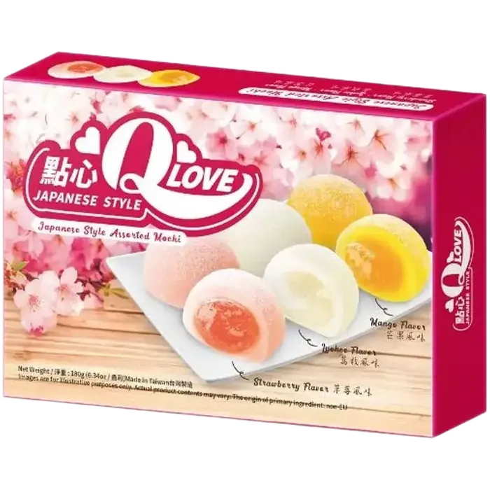 QLOVE Fruity Mix 180G – Fruchtige Mochi Reiskuchen Mischung
