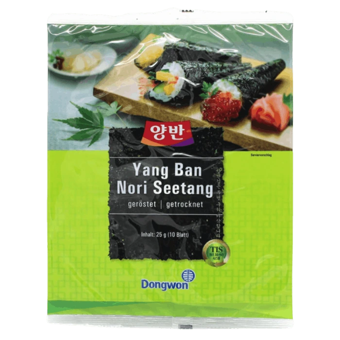 DONGWON Seetang geröstet für Sushi 10 Blätter 25g