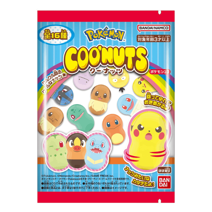 BANDAI Coo'nuts Pokemon mit Kaugummi 1.5g