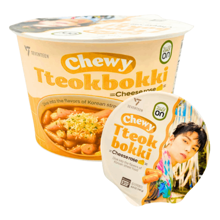 HY Eats On Seventeen Tteokbokki Käse Rose 140g