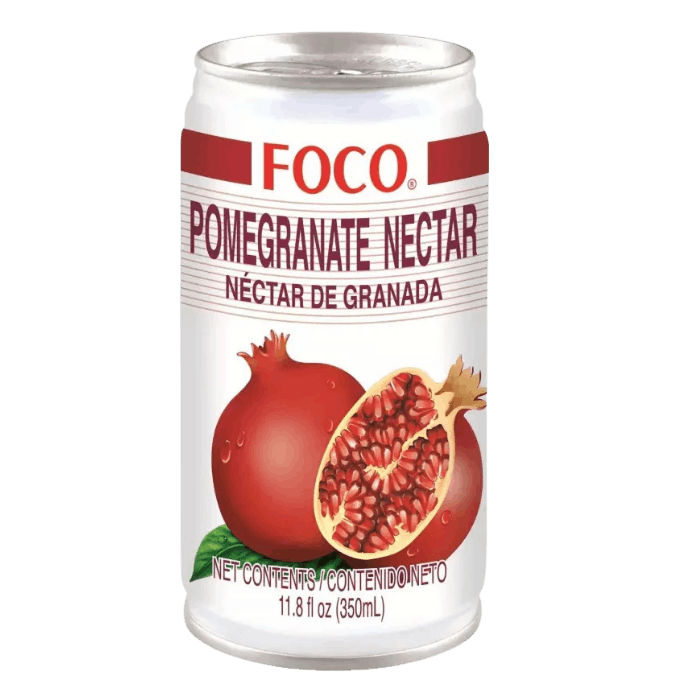FOCO Granatapfel Getränk 350ML Dose Fruchtiger Pomegranate Drink