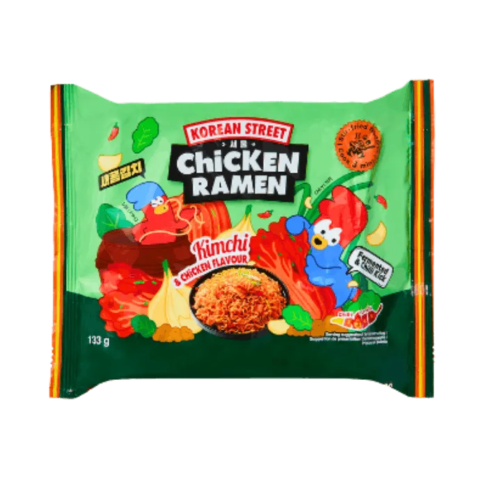 KOREAN STREET Chicken Ramen Kimchi&Chicken 133G