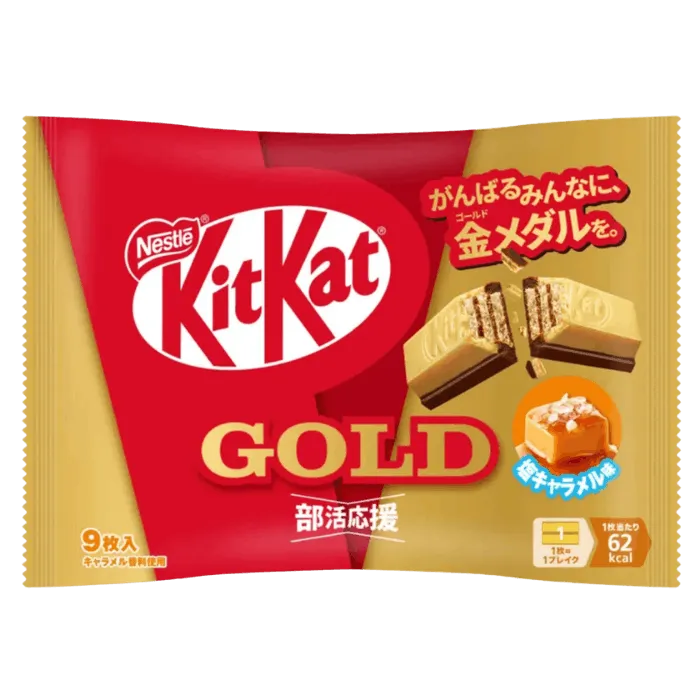 JP KitKat Gold Salted Caramel 9PCs 104.4G