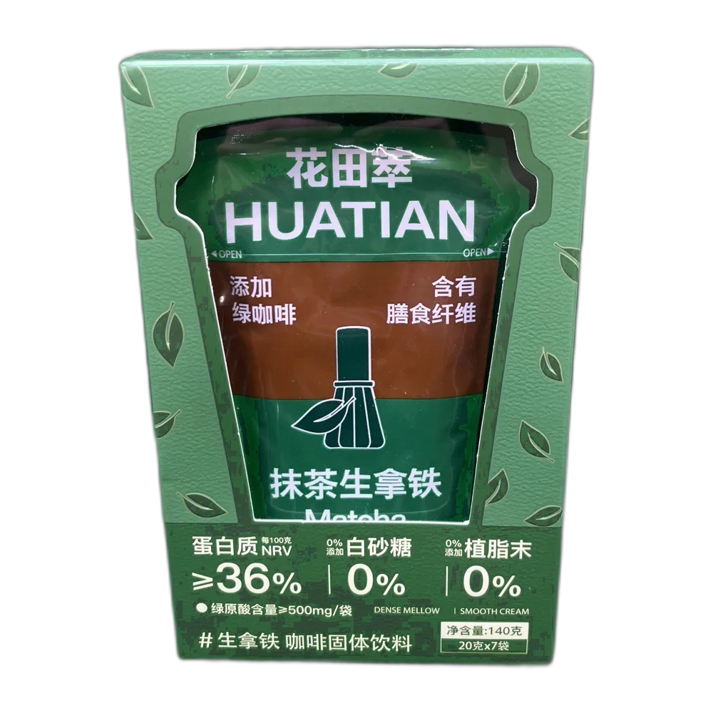 HUATIAN Coffee Latte Matcha Flavor 140G