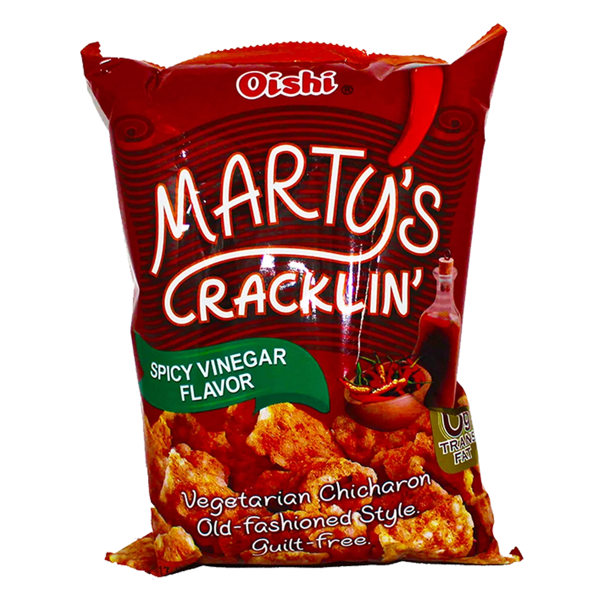 OISHI MARTY'S Crackling SpicyVinegar Chicaron 90G