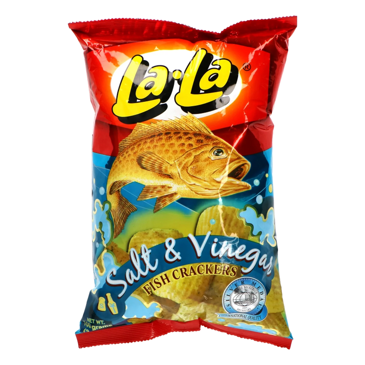 LA LA Fish Crackers 100G Fischchips Salt&Vinegar