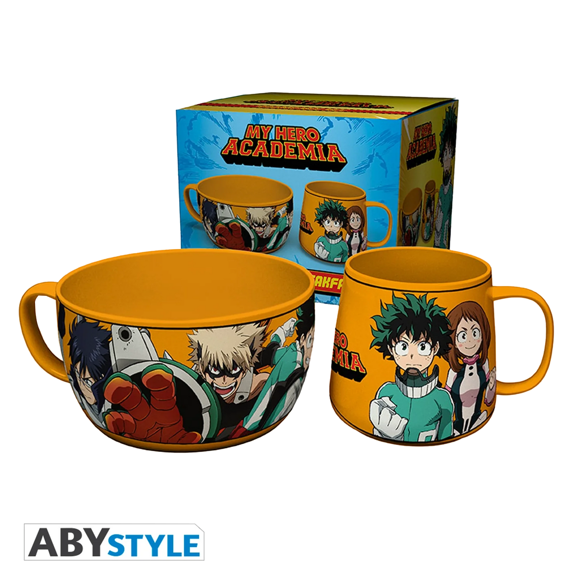 MY HERO ACADEMIA Breakfast Set Mug+Bowl