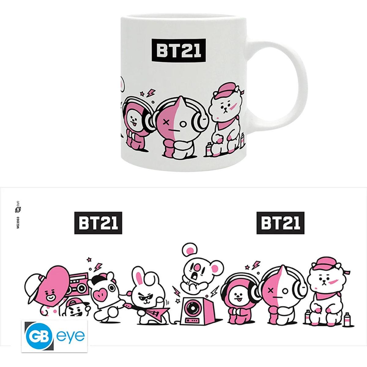 BT21 Mug 320ML Music Play