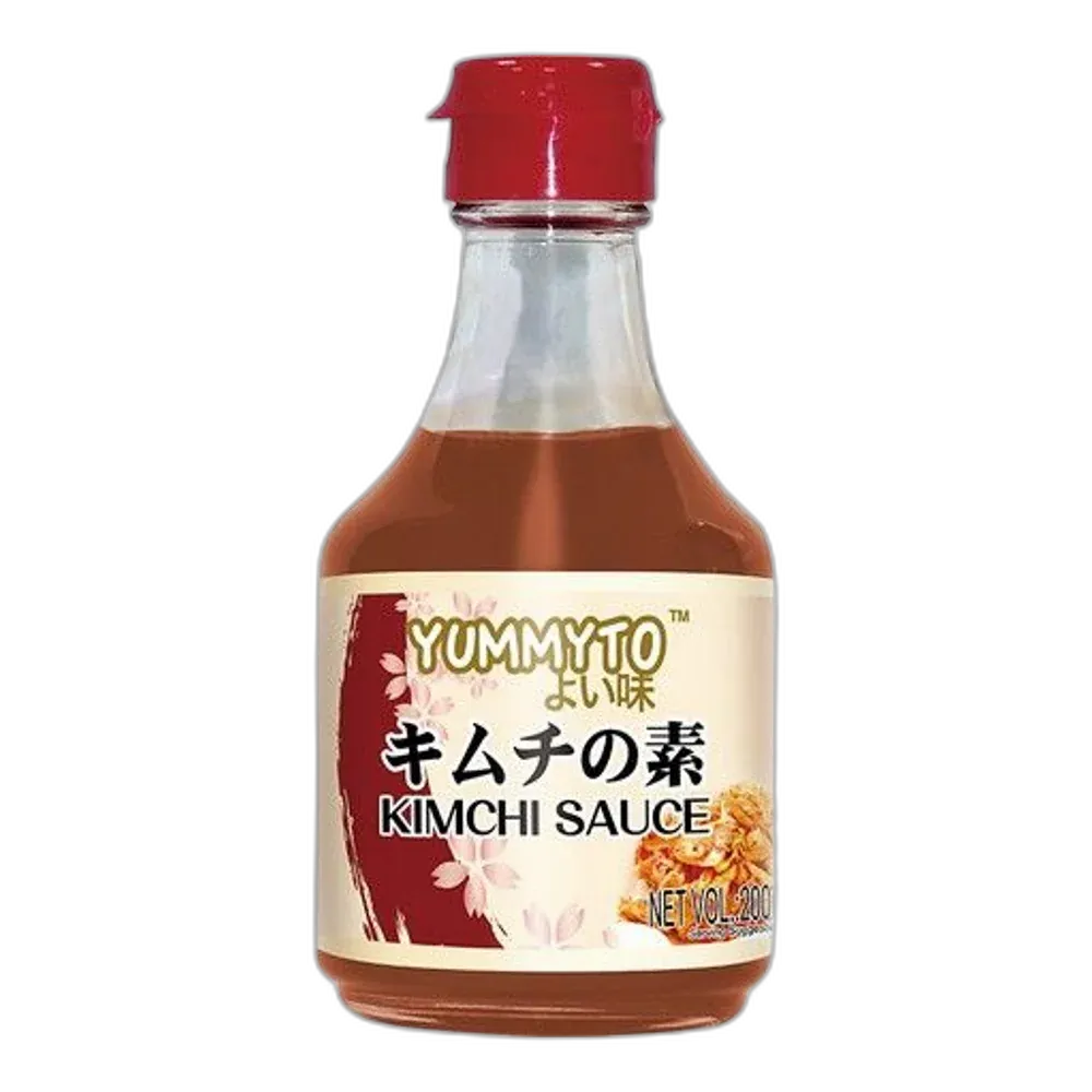 YUMMYTO Kimchi Sauce 200ML – Scharfe vegane Würzsauce aus China