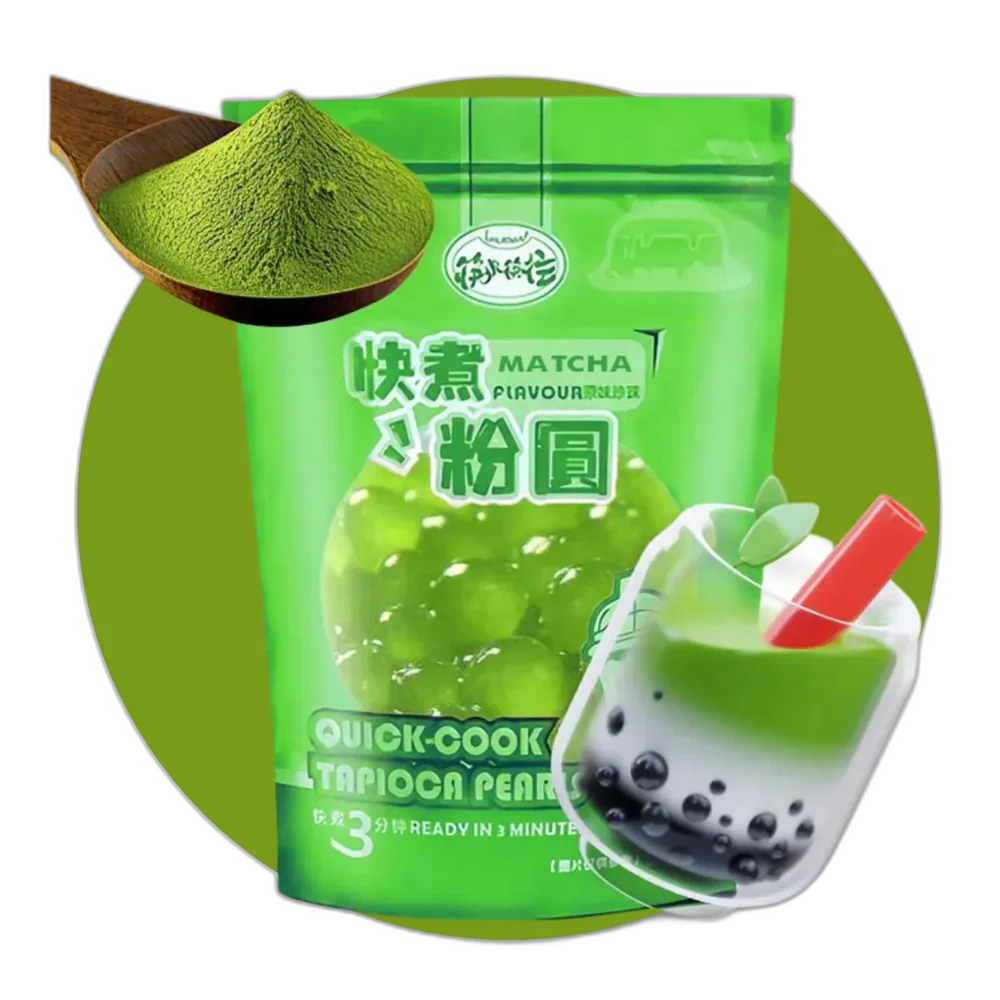 KLKW Quick Cooking 250G Tapioka Pearls Matcha