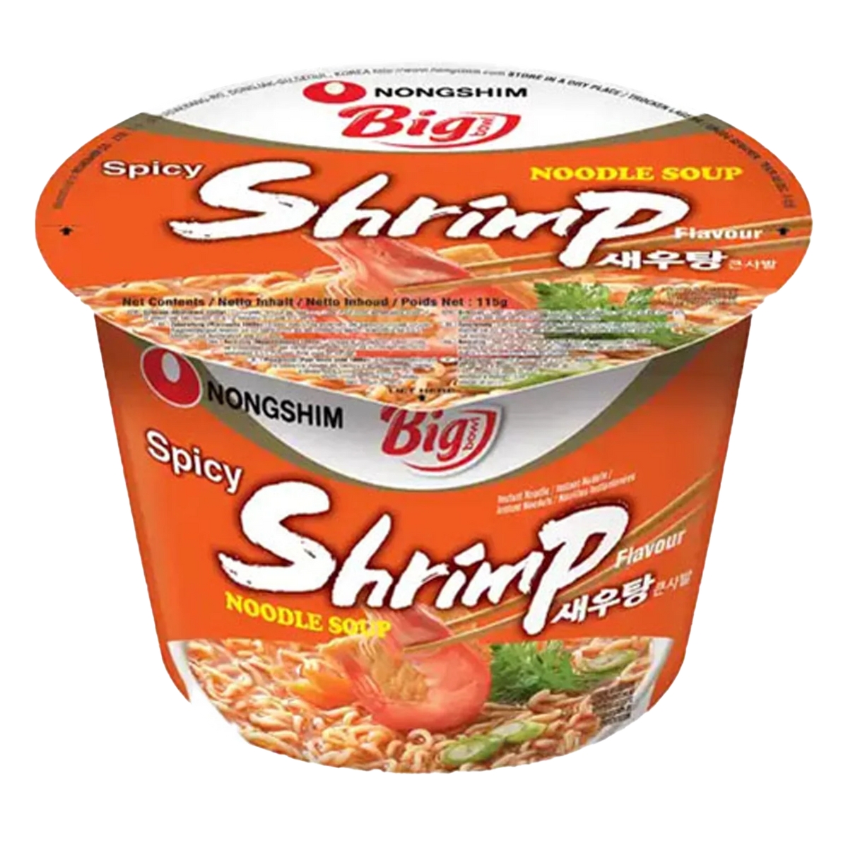 NONGSHIM Instant Nudeln Shrimp Bowl 115G