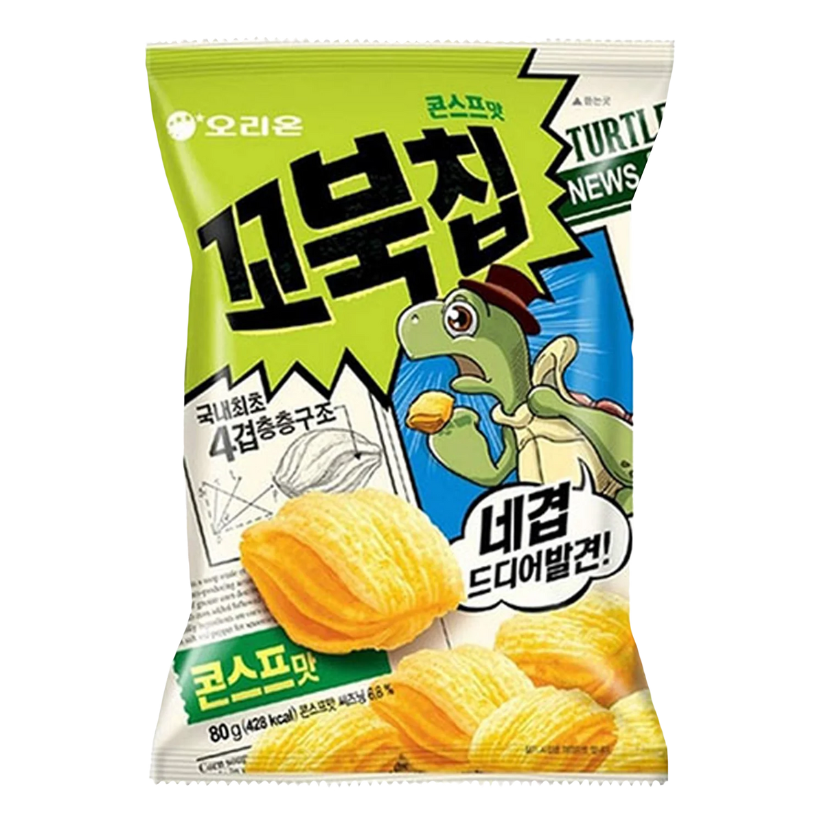 ORION Turtle Chips Maisgeschmack 80G