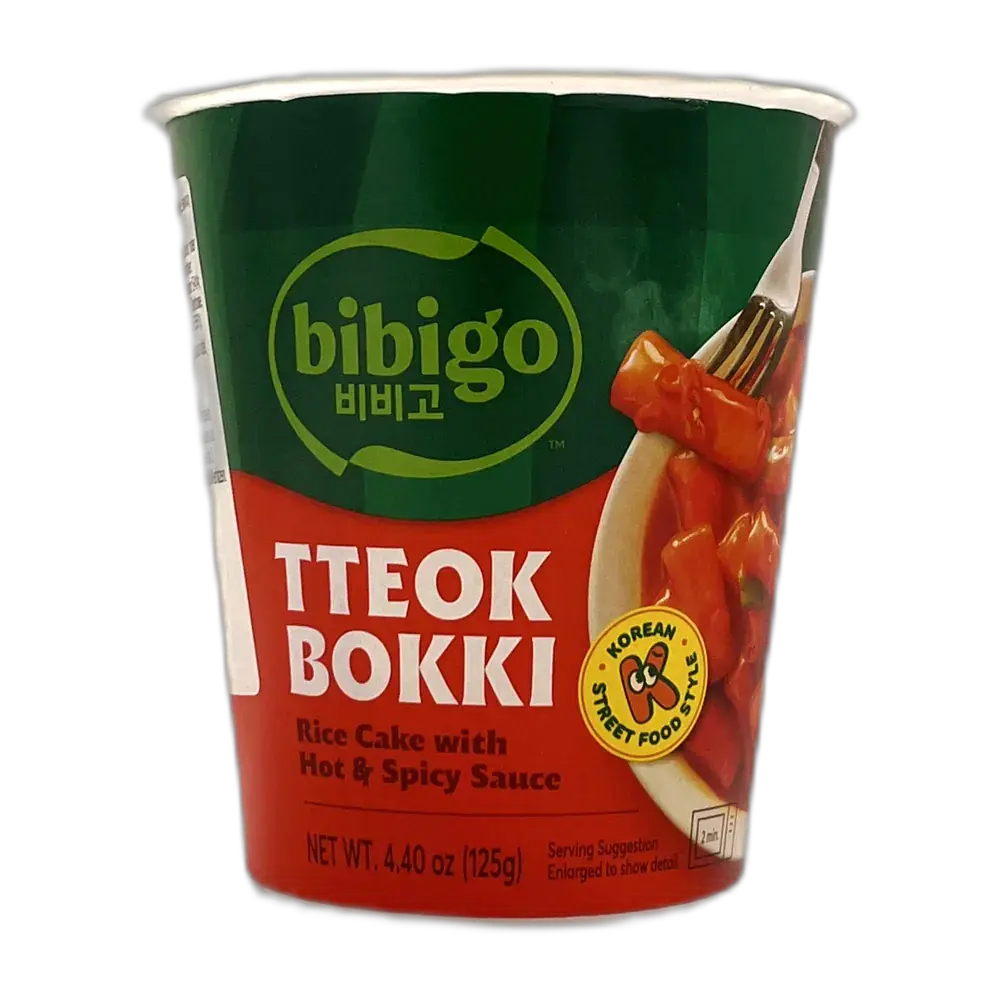 BIBIGO Tteokbokki Mit Hot&Spicy Sauce 125G