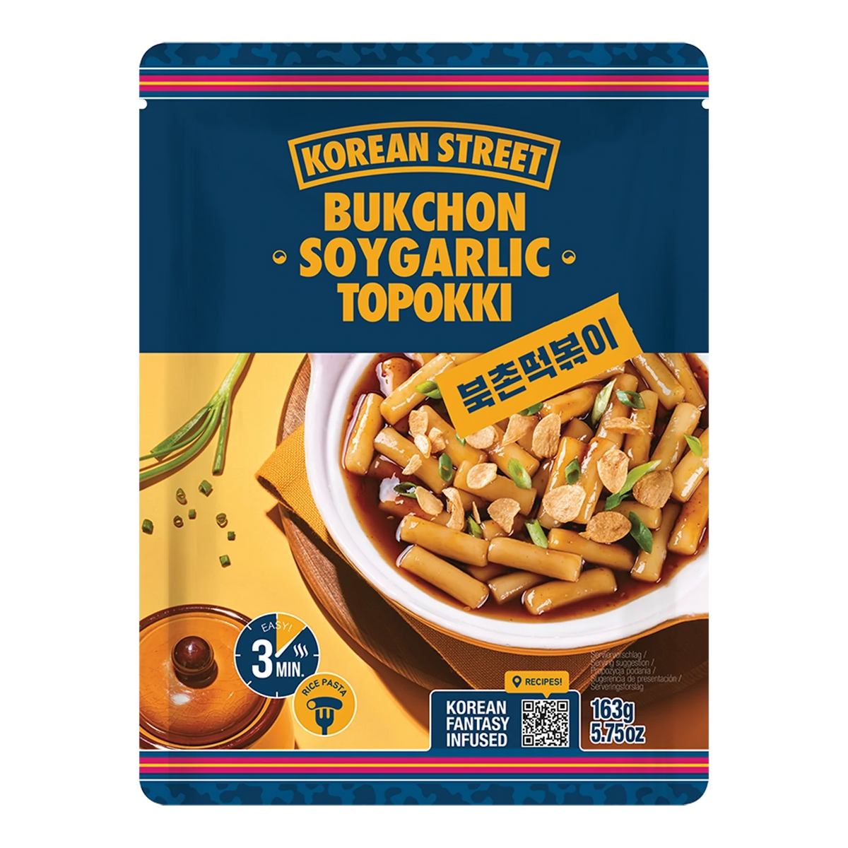 KOREAN STREET Topokki Soy Garlic, 163G