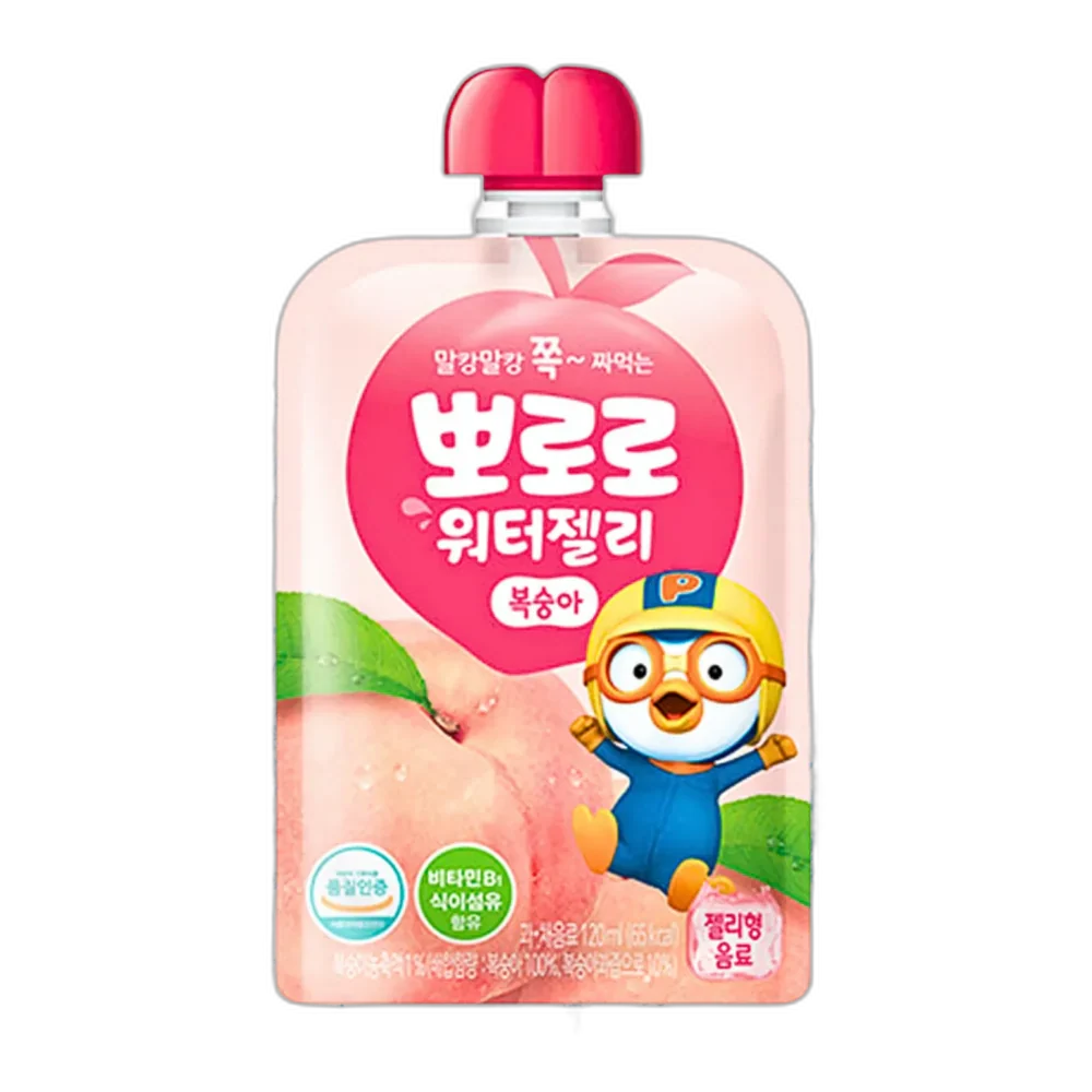 PALDO Pororo Water Jelly Peach Flavor 120ML