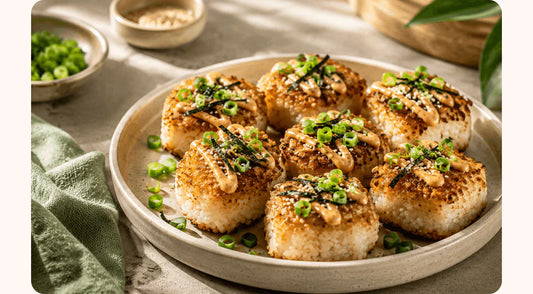 Knusprige Teriyaki-Mayo-Reis-Bites 🍚