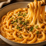 Cremige Korean-Style Creamy Cheese Udon-Nudeln in 15 Minuten 🔥🍜