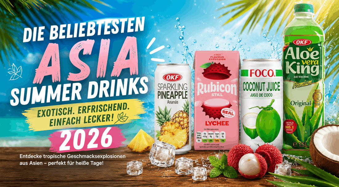 Die beliebtesten asiatischen Sommergetränke 2026 – Diese Drinks musst du probieren 🍹