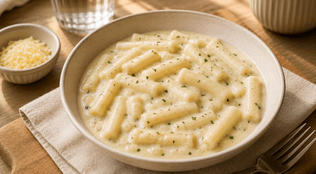 YOPOKKI Rice Cake Cup Halal Carbonara zubereiten – Schritt für Schritt