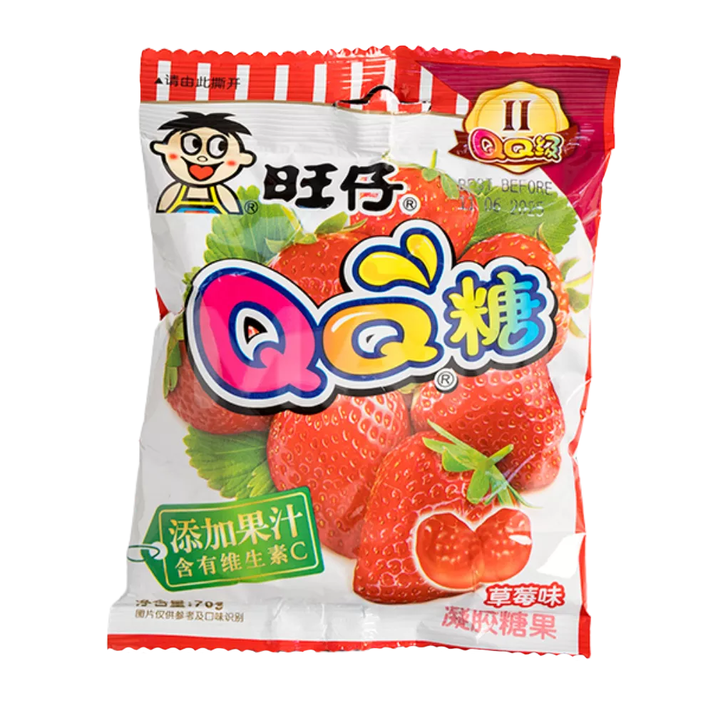 WANT WANT QQ Gummy Candy Strawberry 70G