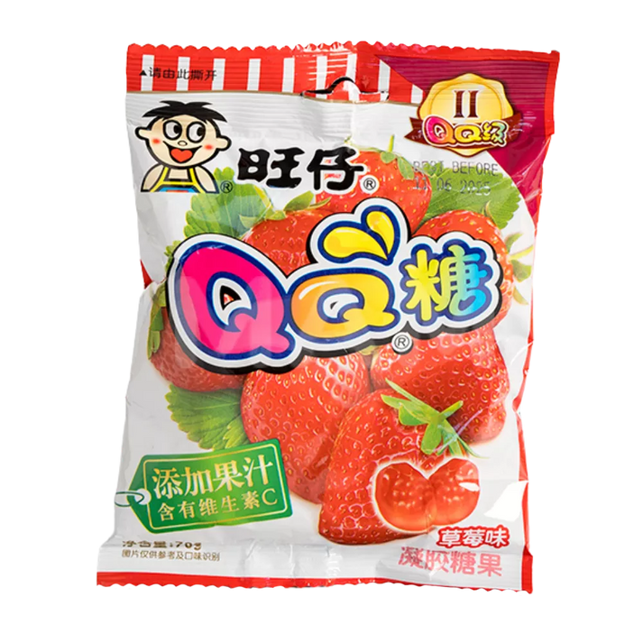 WANT WANT QQ Gummy Candy Strawberry 70G
