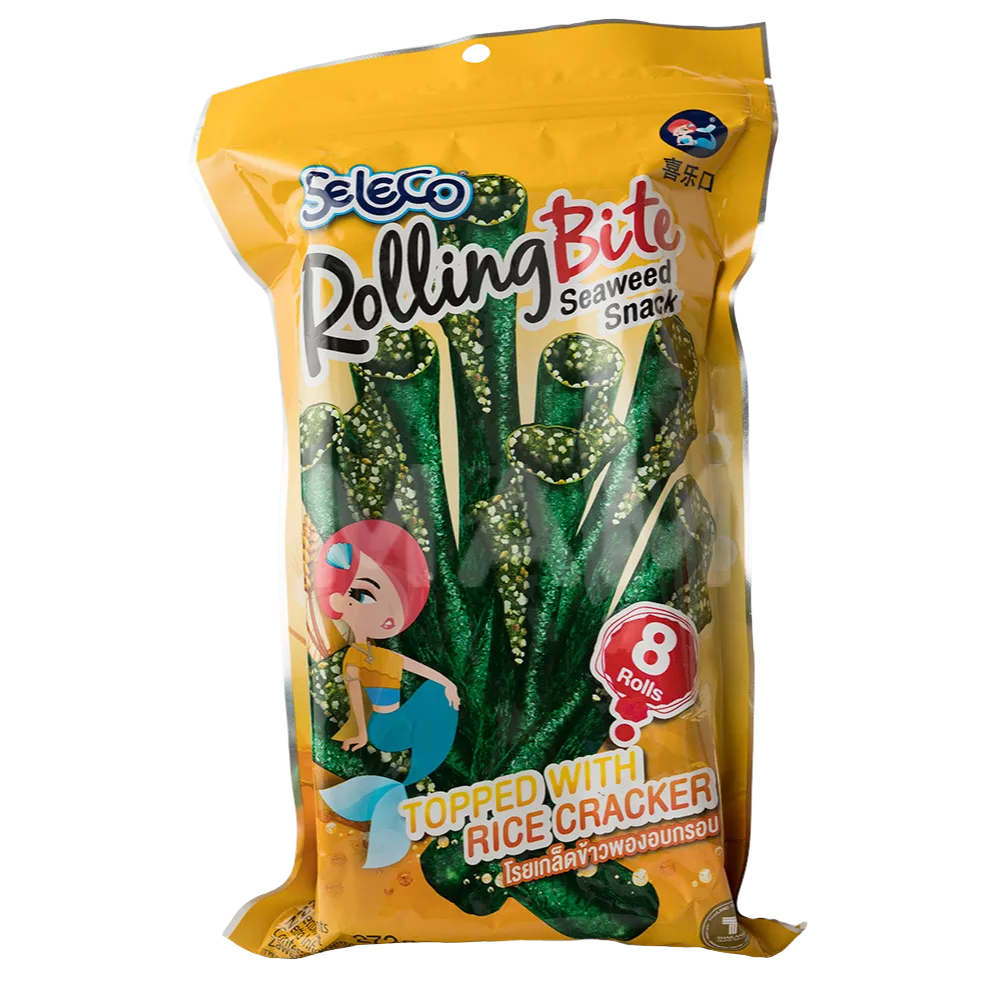 SELECO Rolling Bite Seetangsnack Reis 27,2G