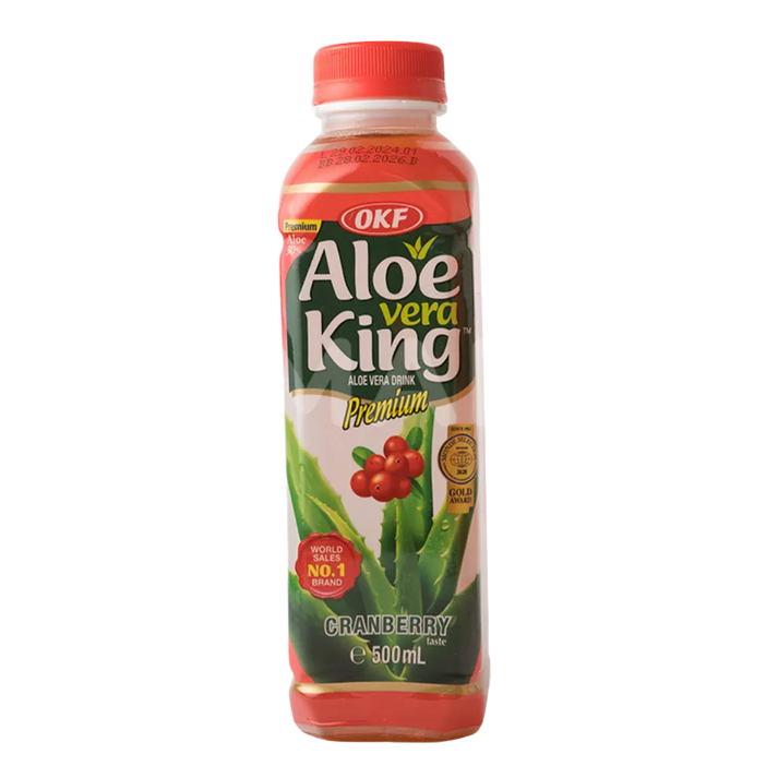 OKF Aloe Vera Getränk Cranberry 500ML