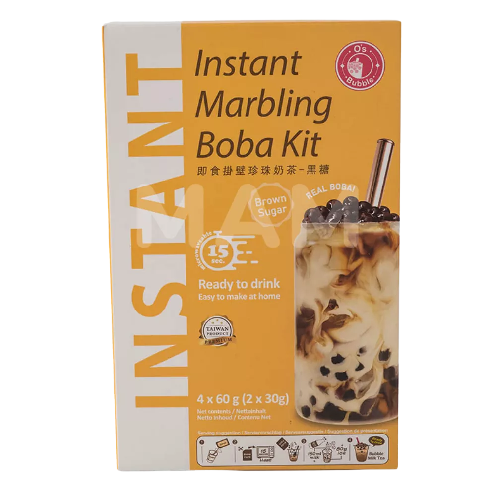 O's Bubble Instant Boba Brown Sugar Tee 240G