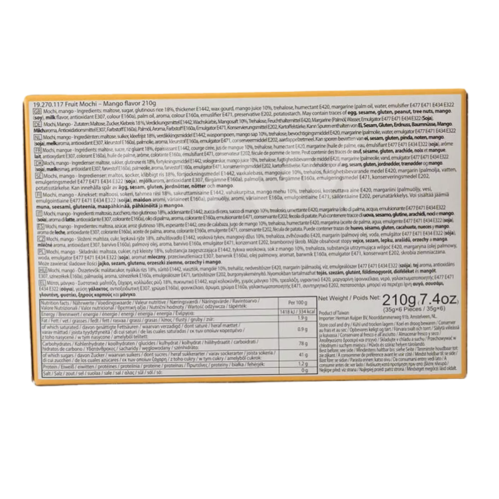 TW Q Fruit Mochi Mango 210G