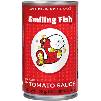 SMILING FISH Makrele in Tomatensauce 155G – Thai Fischkonserve
