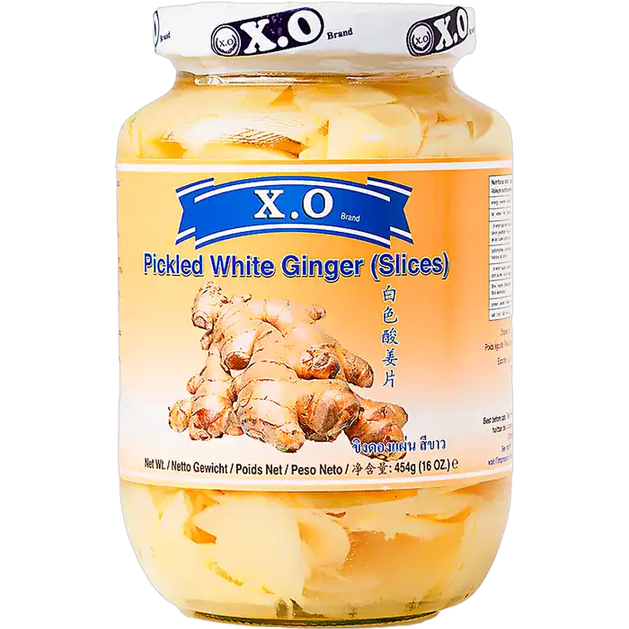 X.O Pickled Ginger White Slices 454G