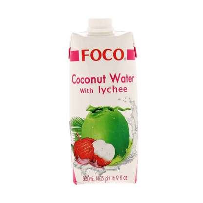 FOCO Kokoswasser mit Lychee 500ML