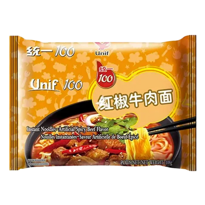 UNIF Instant Nudeln Spicy Beef Flavour 108G