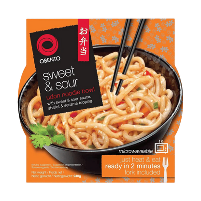 OBENTO Udon Noodle Bowl Süß-sauer  240G