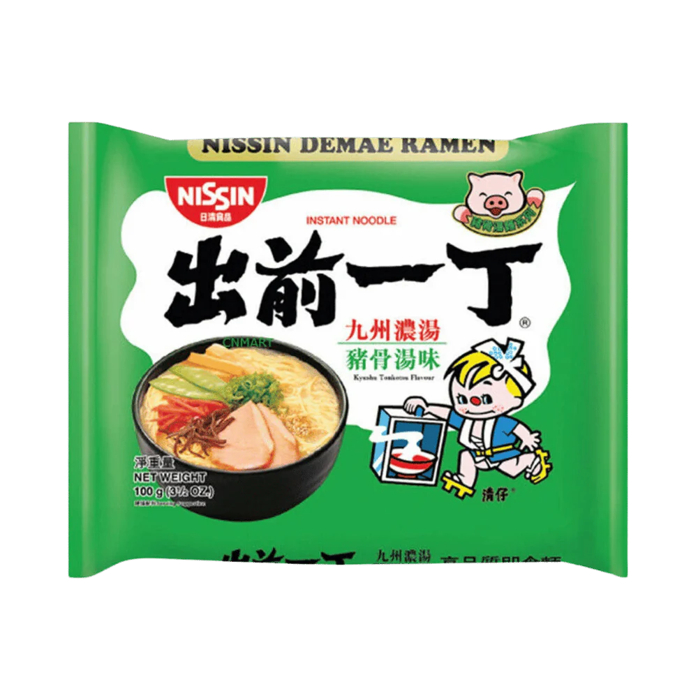 NISSIN Demae Ramen Kyushu Tonkotsu Flavor 100G