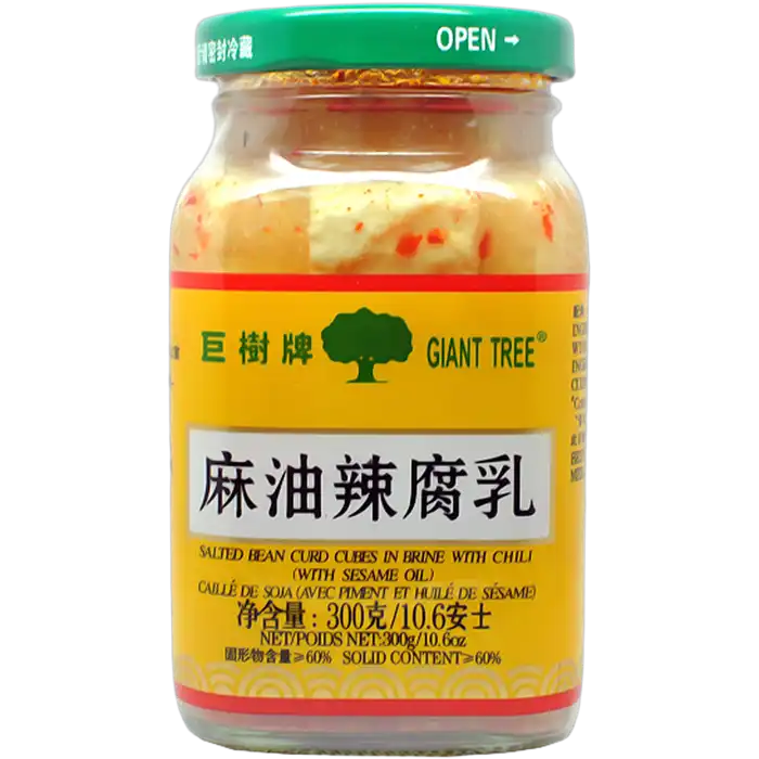 GIANT TREE Brand Beancurd Mit Chili 300G