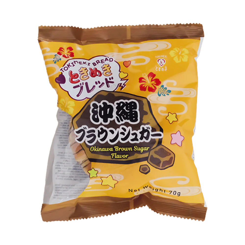 TOKIMEKI Japanese Bread Brown Sugar Flavour 70G