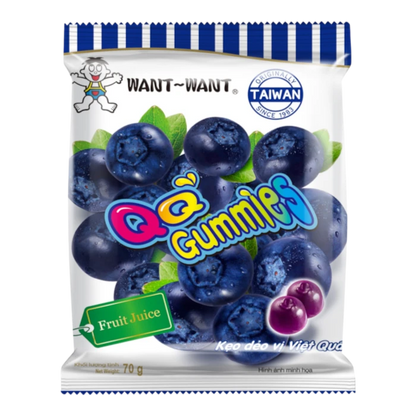 WANT WANT QQ Gummies Blueberry 20G